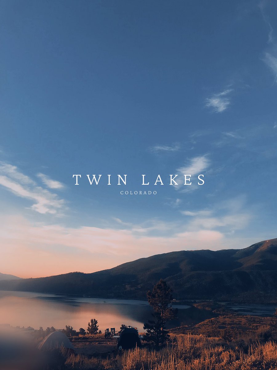 CestAubin's tweet photo. Camping sesh at Mount Elbert facing twin Lakes
#camping #colorado #mountelbert #lensdistortions #Mextures #iPhonephotography #apple @Apple @LensDistortions @mextures https://t.co/Pe0aUrEJQH