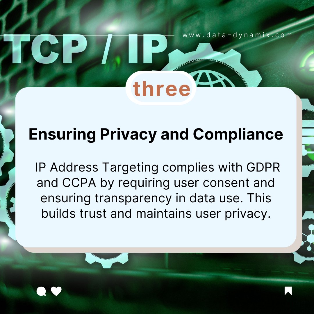 DataDynamix1's tweet image. Unlock the power of IP Address Targeting! This advanced digital marketing strategy uses IP addresses to deliver personalized ads to specific households or businesses, ensuring precise targeting and high engagement. 

#digitalmarketing #iptargeting #marketingstrategy #targetedads