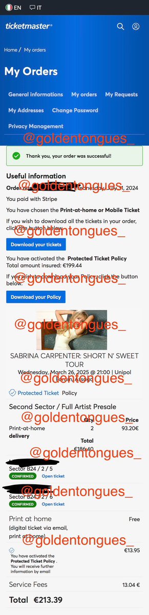 Sabrina Carpenter Tickets tweet media