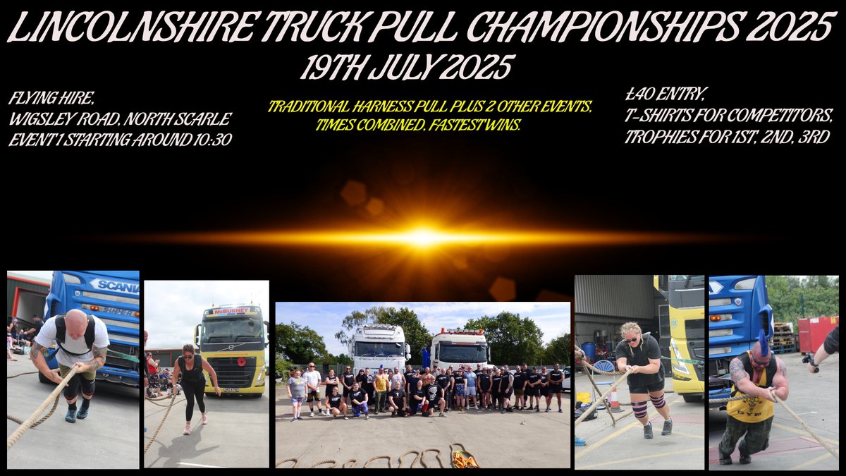 AsylumDave's tweet photo. lincolnshire truck pull championships 2025, entries open now.
#strongman #competition #charity #strength #gym #workout https://t.co/aOGrDW2gVR