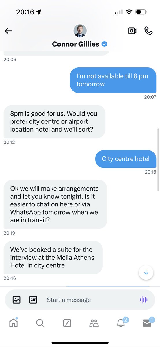 TRobinsonNewEra's tweet photo. Sky news have flown @ConnorGillies to Athens to meet me when I’m not even there 🤡 Why would I participate in an interview with fake news https://t.co/KX9dnLbBD8