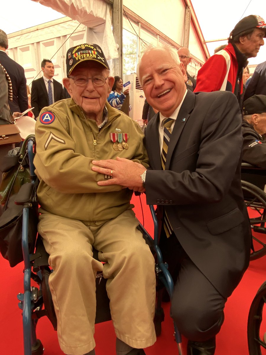 Let’s take a look at why <a href="/Tim_Walz/">Tim Walz</a> is going to be an incredible VP for <a href="/KamalaHarris/">Kamala Harris</a>:  

-Served 24 years in the military, becoming the highest-ranking enlisted soldier ever to serve in Congress 
-An early advocate for repealing “Don’t Ask, Don’t Tell” 
-Enshrined reproductive