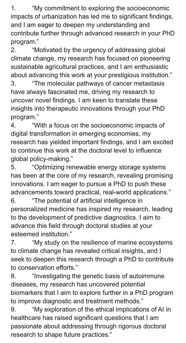 9 hook statements to start your PhD Statement of Purpose with 🎯🥇<a href="/OpenAcademics/">OpenAcademics</a>