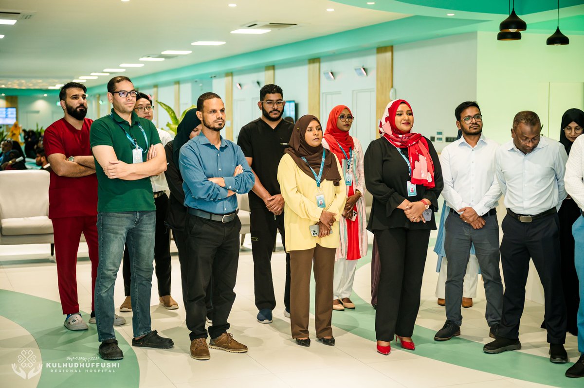 KRHmv's tweet photo. Kulhudhuffushi Regional Hospital makes history as it becomes the first hospital outside the Greater Male’ Region to commence the Plastic and Reconstructive Surgeries. It was officially inaugurated today in a brief ceremony held at Funa Wing, attended by the Chief Executive Officer of Male’ City Group of Hospitals, Mr. Ibrahim Abdul Razzaq Haleem, and the Chief Executive Officer of KRH, Ms. Nazima Ali along with their respective teams. 

@igmhmv 
@MoHmv 
@governmentmv 
@presidencymv