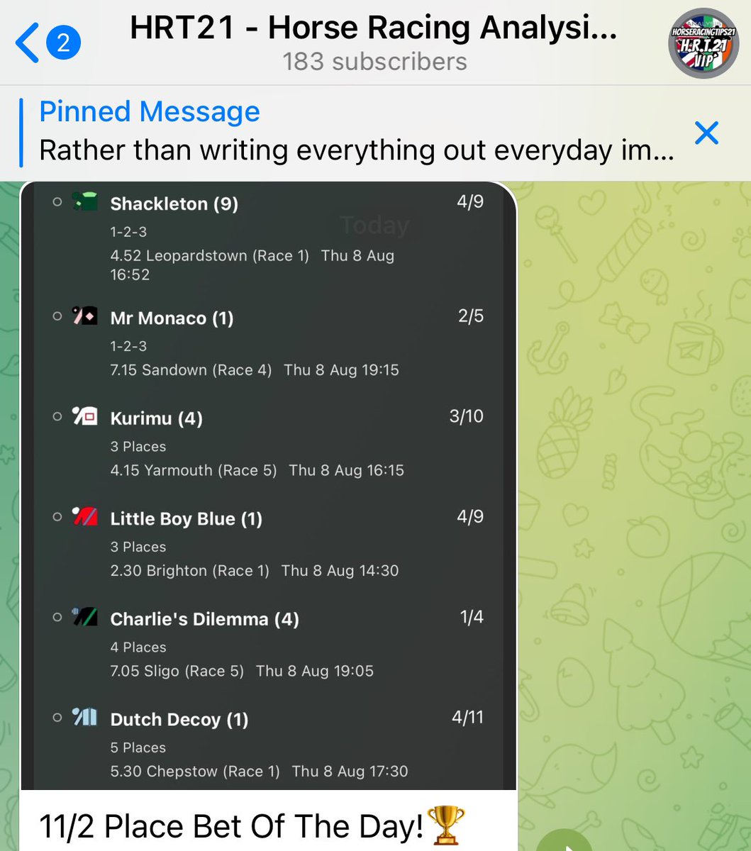 Tips_Nation_21's tweet photo. VIP Place bet lands it was also The Place Bet Of The Day!🏆✅

7 days free still available 🤝 Here - https://t.co/zPVGAYEuwL

THE 7 DAYS FREE WILL BE REMOVED AT MIDNIGHT SO GET IN NOW! https://t.co/IrkT22wxgj