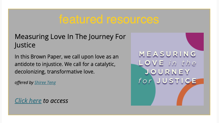 juneholley's tweet photo. LOVE IN ACTION: EMBODYING LOVE IN OUR ORGANIZING AND ORGANIZATIONS
+ free resource and new events

NW's newsletter:https://t.co/gTRVFvdWZ0
Subscribe: https://t.co/j1njzwPhJH

#Networks #NetworkWeaver #socialchange #systemschange #transformation #loveinaction https://t.co/X96RrftP8B