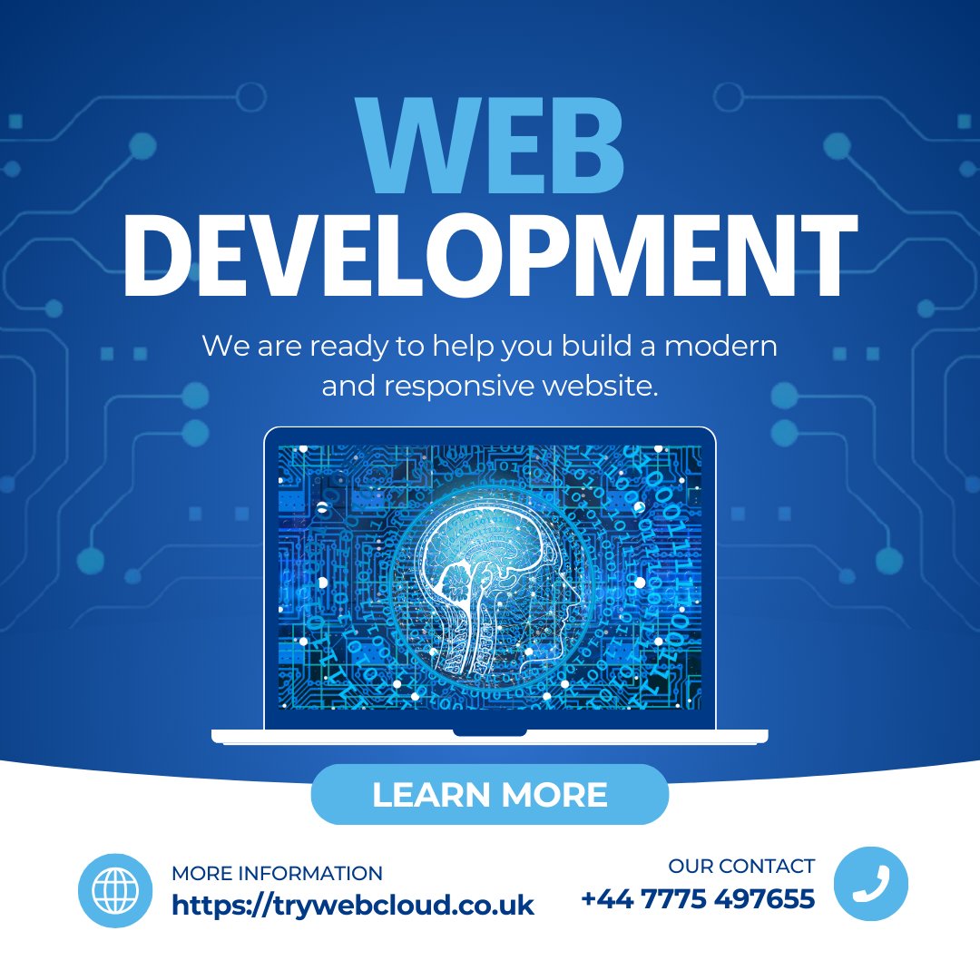 Looking for a reliable partner to bring your web #development vision to life? 🌐 Our expert team transforms ideas into stunning, #high-performing #websites that drive #traffic and #conversions. Contact us today to craft a custom solution for your unique needs! #WebDevelopment