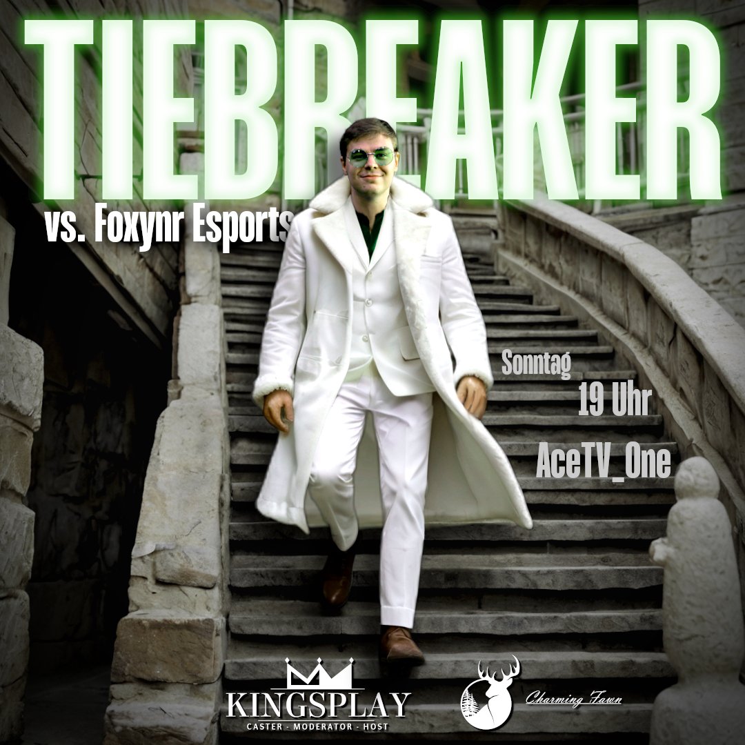 💚TIEBREAKER♠️

Am Sonntag wird es heiß, dennoch tragen die Spades Pelz.😎

Die Series gegen <a href="/FoxnyrEsports/">Foxnyr</a> bestimmt über alles!
Steigen die Spades ab oder retten sie sich in die Relegation?

RT = 💚