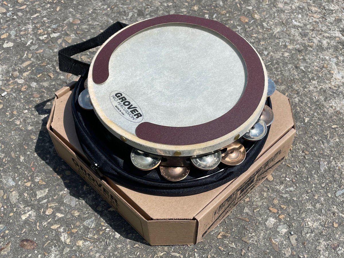 GroverProPerc's tweet photo. Grover Pro Projection Plus T2/GSPH Tambourine
#Repost @buffalomusic_tw 【你知道嗎?混合鈴片的新時代早已經悄然來臨🤫
#Grover #GroverPro #GroverProPercussion #tambourine #鈴鼓 #Buffalo #BuffaloMusic #卓悅水牛樂器 #groverprotambourine #projectionplus https://t.co/proyRu2EeY