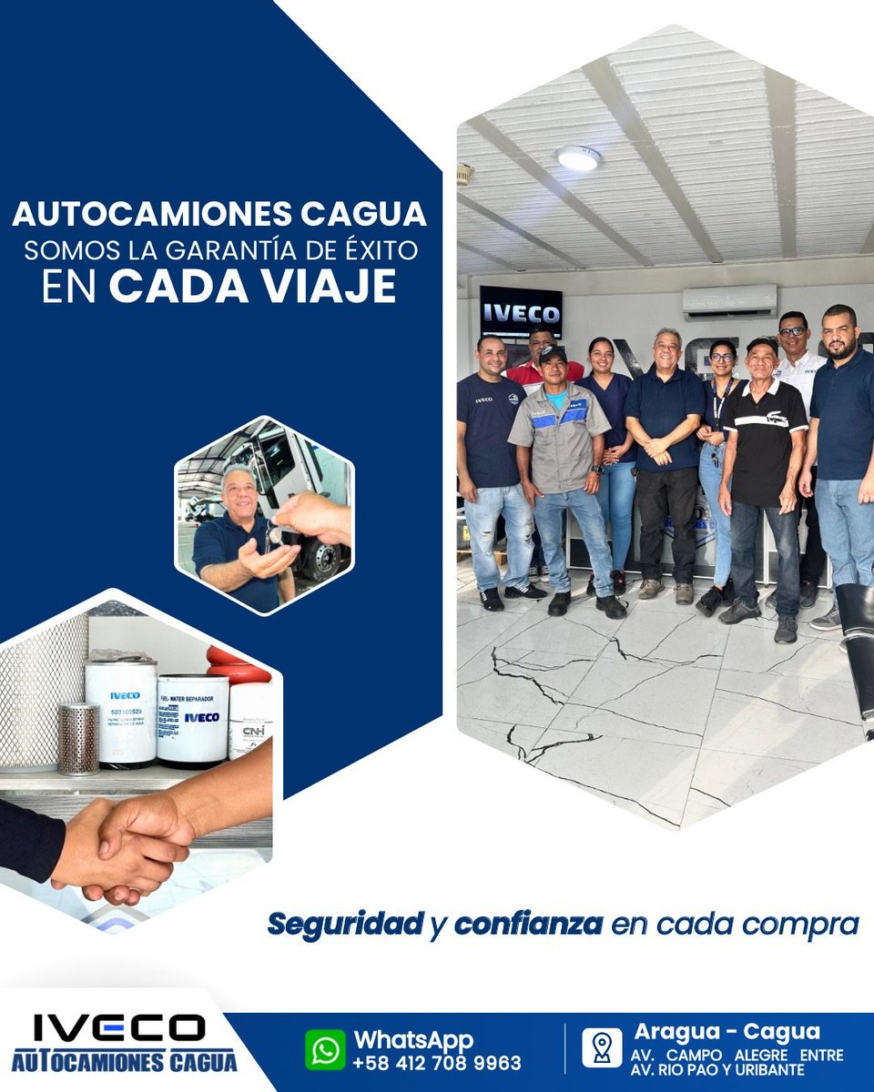 ¡Arrancamos el día con toda la energía en nuestro taller de carros! Listos para darle a cada vehículo el cuidado y la atención que se merece. 😎 

¡Que tengas un excelente martes lleno de motores rugiendo y ruedas girando!"

#taller #camiones #iveco #venezuela #concesionario