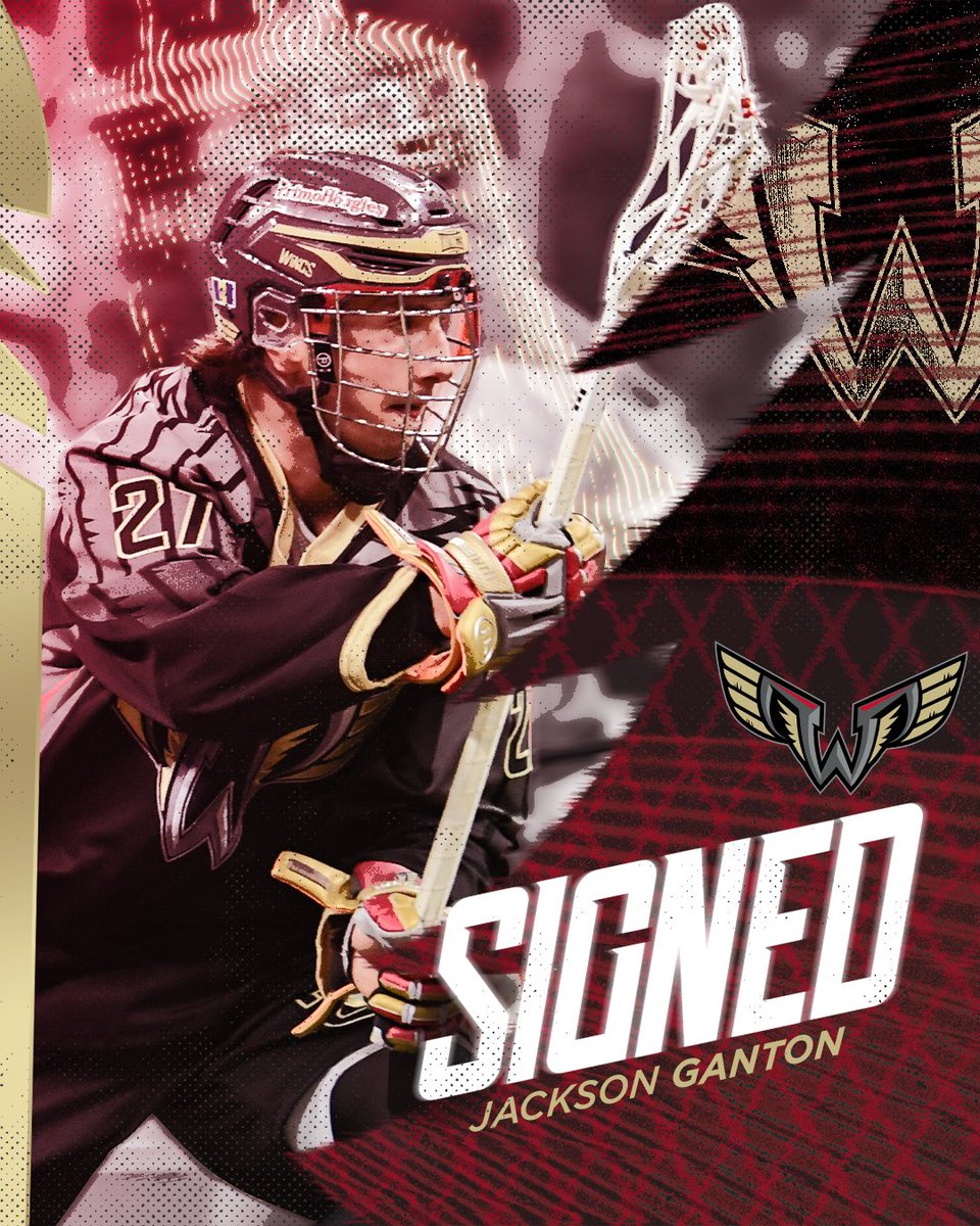 We have signed Jackson Ganton to a one-year deal!*

*Pending League Approval*

#WingsLax #LetItFly