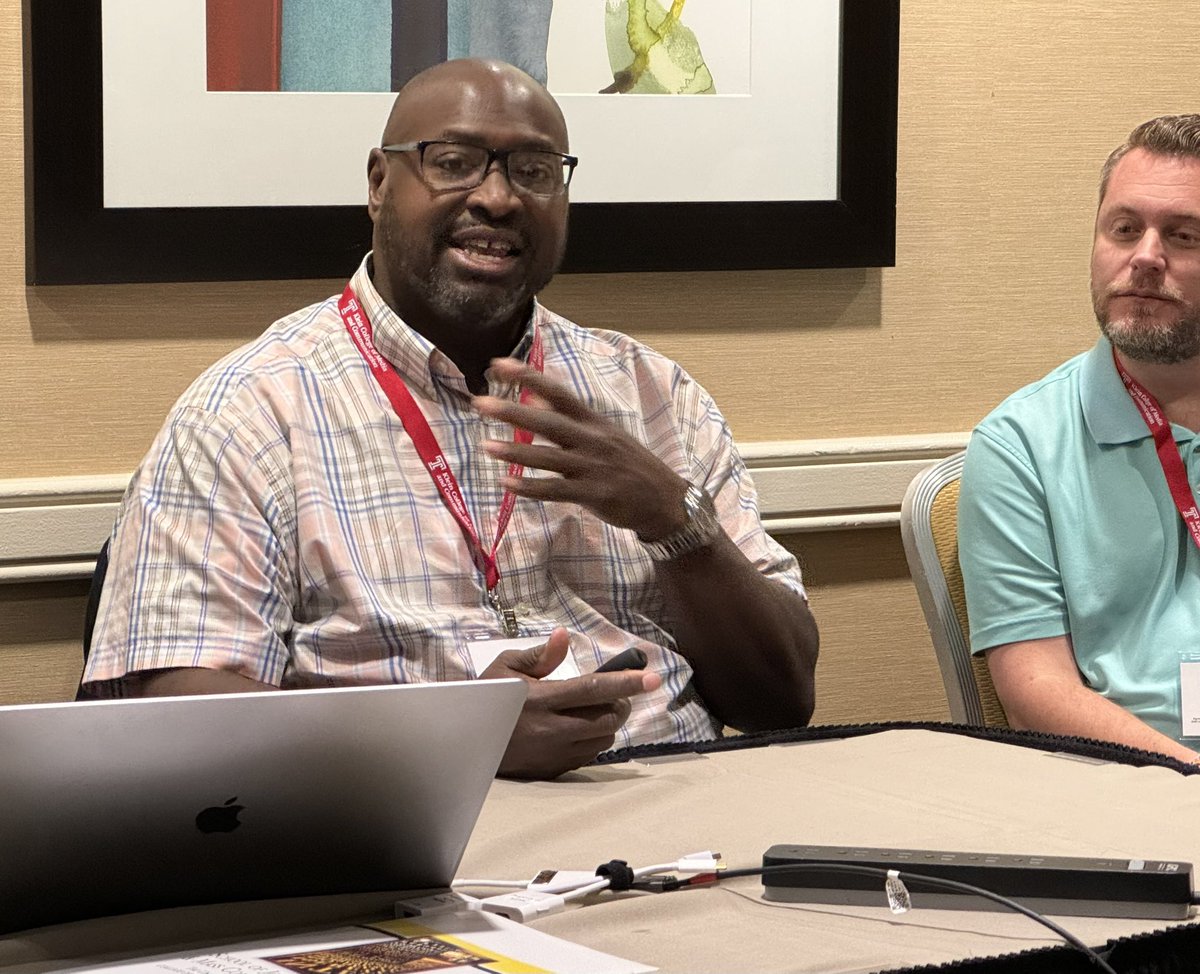 Mark Turner, Ohio: 79th year of summer camp, four days and overnight. At our summer workshop, we started having a party, a social that is a really big deal. The students love it. #AEJMC24 <a href="/AejmcS/">AEJMC_SJD</a> “We focus on hands-on deliverables. We treat it like a boot camp.”