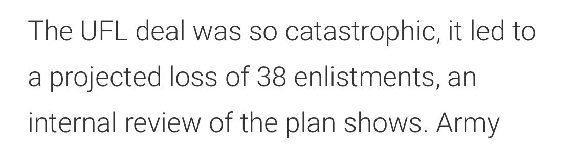 Feel like a really funny news story that flew under the radar recently was The Rock doing an 11 million dollar ad campaign for the US Army that was so counterproductive it caused 38 recruits to change their minds about enlisting