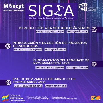 ICaramuca's tweet photo. #08Agos | ¡Descubre los nuevos cursos gratuitos que el CNTI tiene para ti!

Tienes hasta el Domingo 11 de agosto

¡Inscríbete ya!

https://t.co/dRhoTuZEiL https://t.co/7NoYGeHsfO