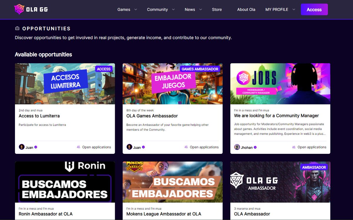 shhhtag's tweet image. Explore web3 opportunities with me through OLAGG.IO. LFG!! @YieldGuild @OLAGuildGames #YGGGAPS6