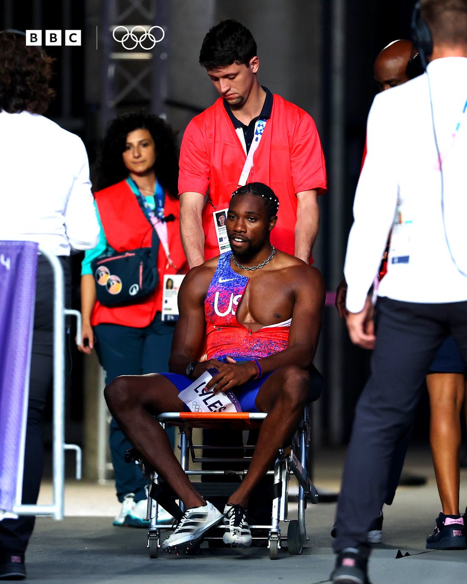 BBCSport's tweet image. After his bronze medal in the 200m, US Track and Field have confirmed Noah Lyles has Covid.

#BBCOlympics #Olympics #Paris2024