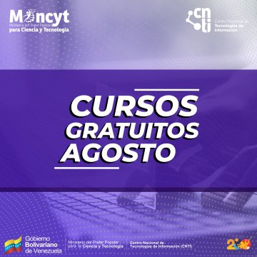 ICaramuca's tweet photo. #08Agos | ¡Descubre los nuevos cursos gratuitos que el CNTI tiene para ti!

Tienes hasta el Domingo 11 de agosto

¡Inscríbete ya!

https://t.co/dRhoTuZEiL https://t.co/7NoYGeHsfO