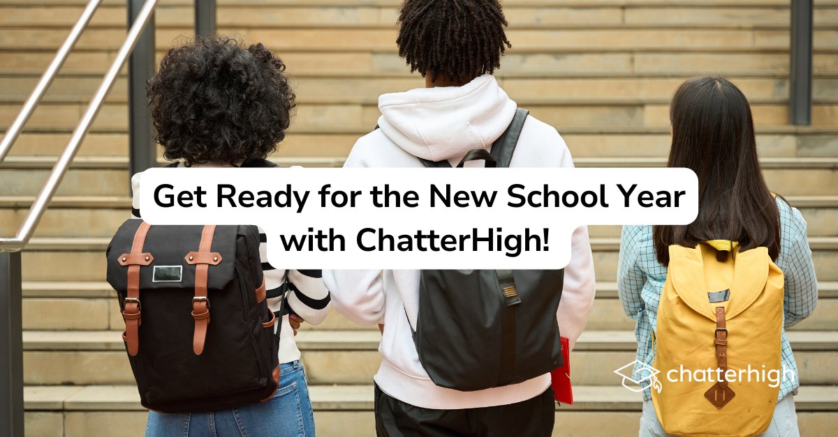 ChatterHigh's tweet image. Ready for the new school year? 🍎 ChatterHigh has fun competitions and content to welcome you back! Plan ahead, relax, and reduce stress. Teachers &amp;amp; parents, let’s make this year amazing! 

hubs.li/Q02KjLb20 

#BackToSchool #TeachersLife