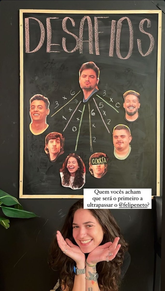 📲 Marcella via repost de um story da netolab. Quem será?? Vamos torcer para a Marcella poder passar o Felipe 🙌🏻