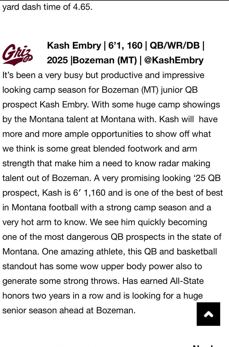 Thank you <a href="/sixstarfootball/">Six Star Football | PLUS+</a> for the write up!! Excited to get to work this season <a href="/hawkfb_bhs/">Hawk Football</a>