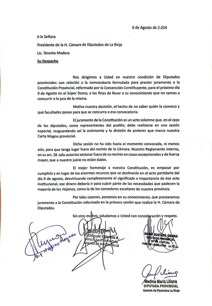 GustavoGalvanLR's tweet photo. No vamos a ser cómplices de este circo político disfrazado de jura de la nueva constitución. Este no es más que un acto partidario donde solo desfilan los de siempre: Kicillof y aliados del gobierno de Quintela Además, obligando a los empleados públicos a participar sin opción. https://t.co/yspoQotU35
