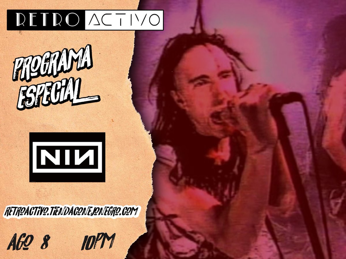 Rtroactivo's tweet photo. Hoy a las 10pm hora de #cdmx en https://t.co/M0j73LIQFf 📻vamos hablar del #rock #industrial de @nineinchnails y del #disco pretty hate machine con #koralazul y #lordvoivodul por #UTARadio
🎚️🎶🎶 https://t.co/LZmckkPEh5