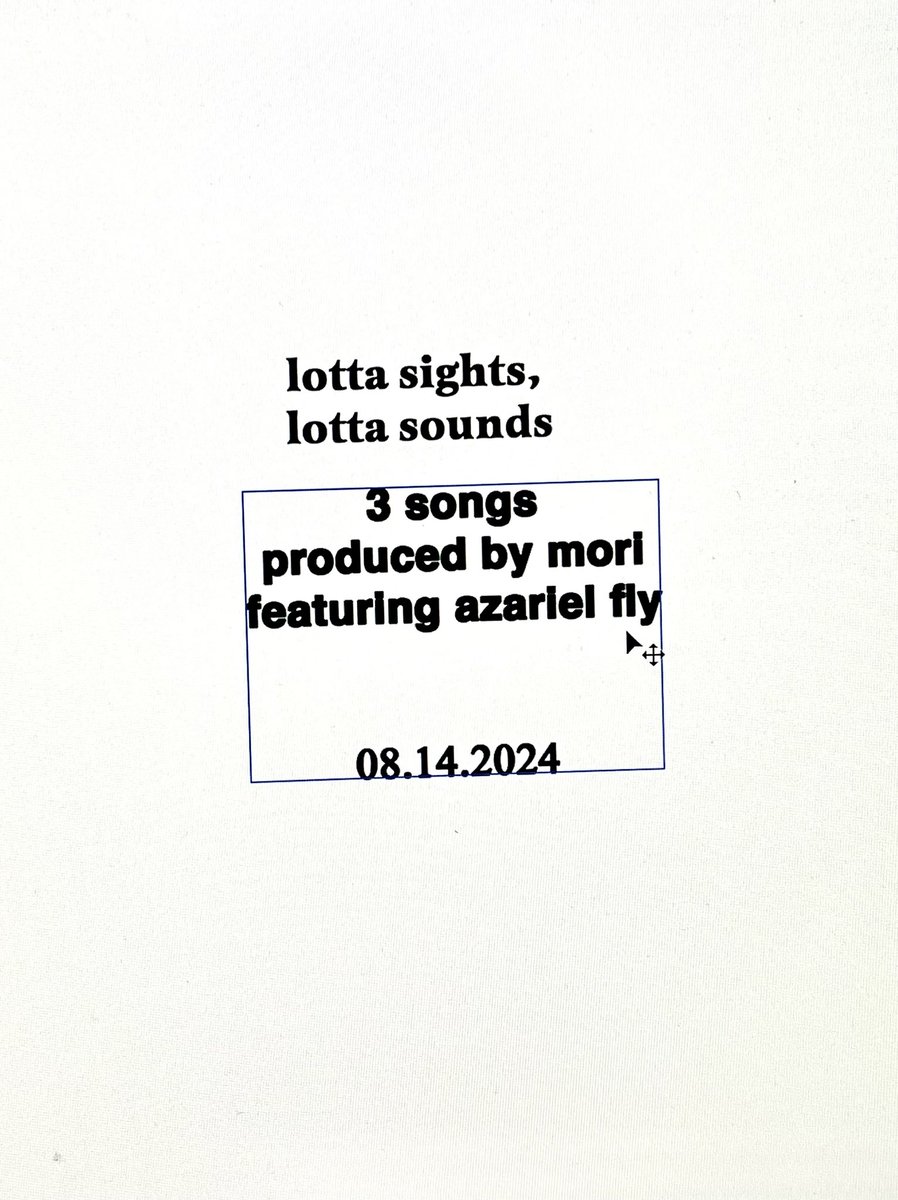 morinami99's tweet photo. My debut project:
“lotta sights, lotta sounds”
featuring @azarielfly 
August 14 https://t.co/4S33mc2UwA
