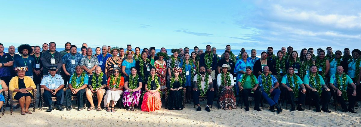 UNOCHA_Pacific's tweet photo. Grateful to EMCI and @CookIslandsGov for inviting  OCHA to the #ExerciseUriiaToru2024, a 3-day table top SimEx on Cat 3 Cyclone response. Happy to collaborate with national agencies, @islands_red, NEMA, SPC, NZ, AU, and partners to support emergency response in the Cook Islands🤝🏿 https://t.co/2AhAbuOUwA