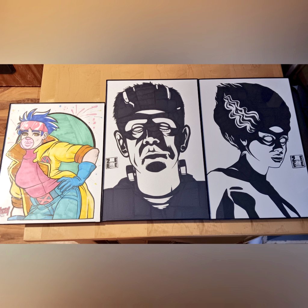 Got a bunch of original art and blank covers from 2018/2019 during my final run selling at cons. Anyone in the US wanna buy any of it?