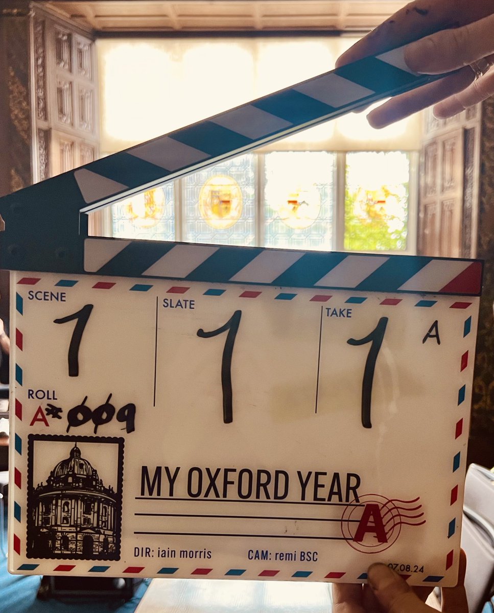 Oficialmente han comenzado las grabaciones de My Oxford Year ❤️