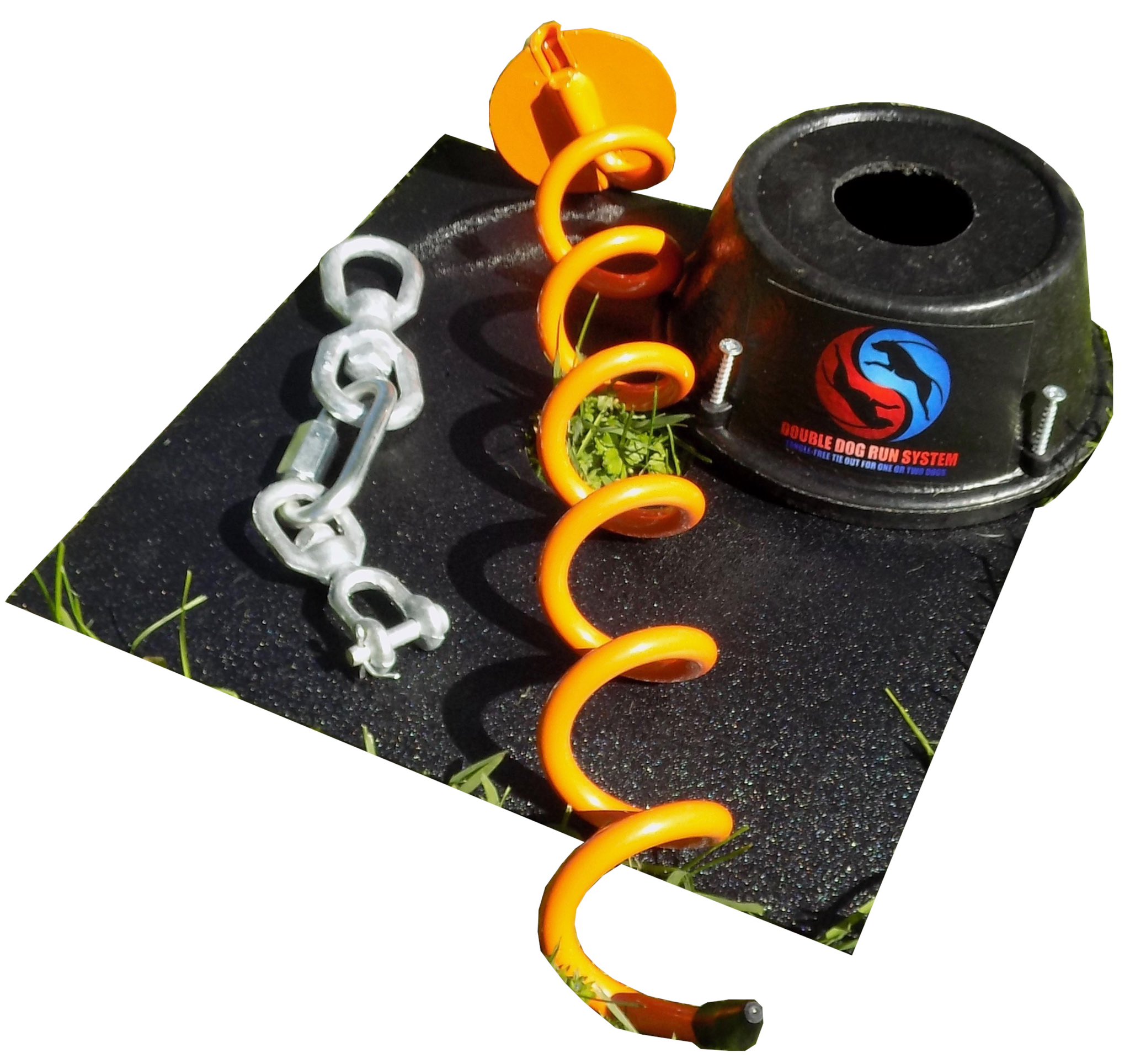 Double Dog Run Two Dog Tangle free Dog Tie Out 2DogsNoTangles X