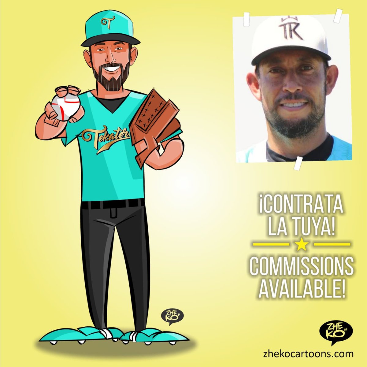 zheko_grafico's tweet photo. EL REGALO IDEAL ❤️👌🏻🤩🎁
El encargo de hoy OTRO CLIENTE SATISFECHO, contrata la tuya, OPEN COMMISIONS !!!

#ElCartonDelDia #Avatoons #Qustomize #Artwork #Ilustración #Illustration #doodle #doodles #TV #Work #influencer #Baseball #PlayBall #Beisbol https://t.co/BkPy6lWPQE
