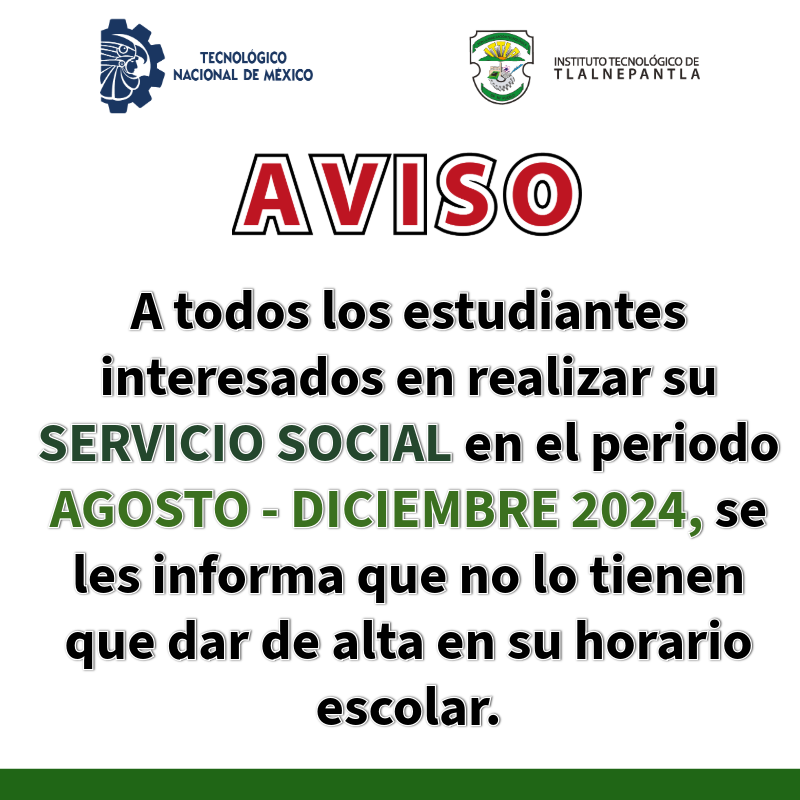 🚨AVISO A LOS ESTUDIANTES🚨