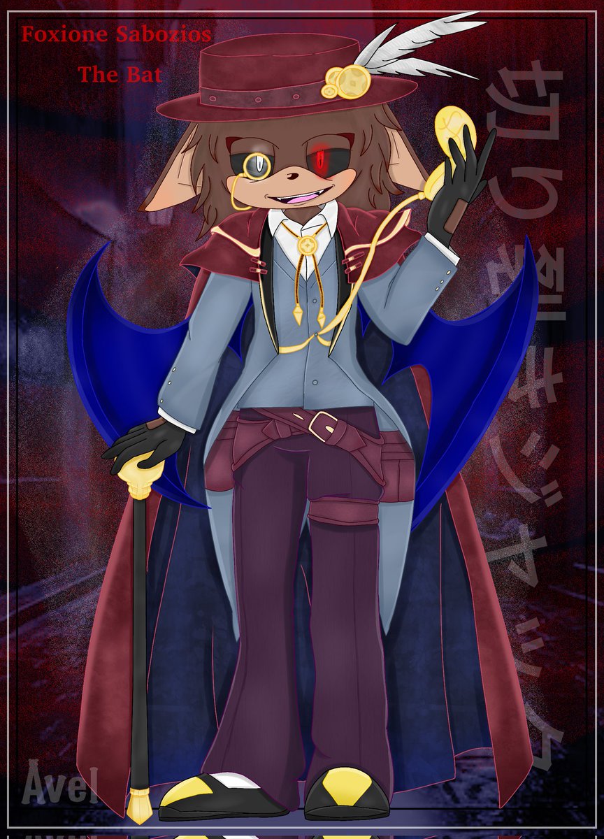 Angie14561429's tweet photo. Mi oc Foxione Sabozios el murciélago 
Cosplay: Jack The Ripper - Shumatsu no valkirie 
#drawingoftheday #dibujos #shumatsunovalkrie #jacktheripper #jackeldestripador #sonicart #artist #drawing #dibujodigital #animeart #sonicfanart #fanartdrawing #fypシ゚viral #artedigital https://t.co/ljusgXyeNW