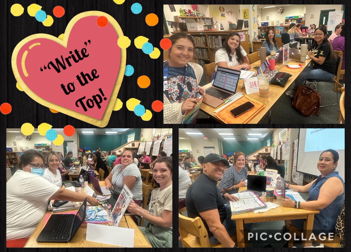 When minds and hearts are in the “WRITE” place,  great things happen for our Matadors! I’m inspired by the collaboration, reflection, and #MatadorMindset  from this group of Impact Makers!  We are off to a “WRITE” start! <a href="/SeguinISD/">Seguin ISD</a> <a href="/SISD_Teach/">SISD Teaching and Learning</a>