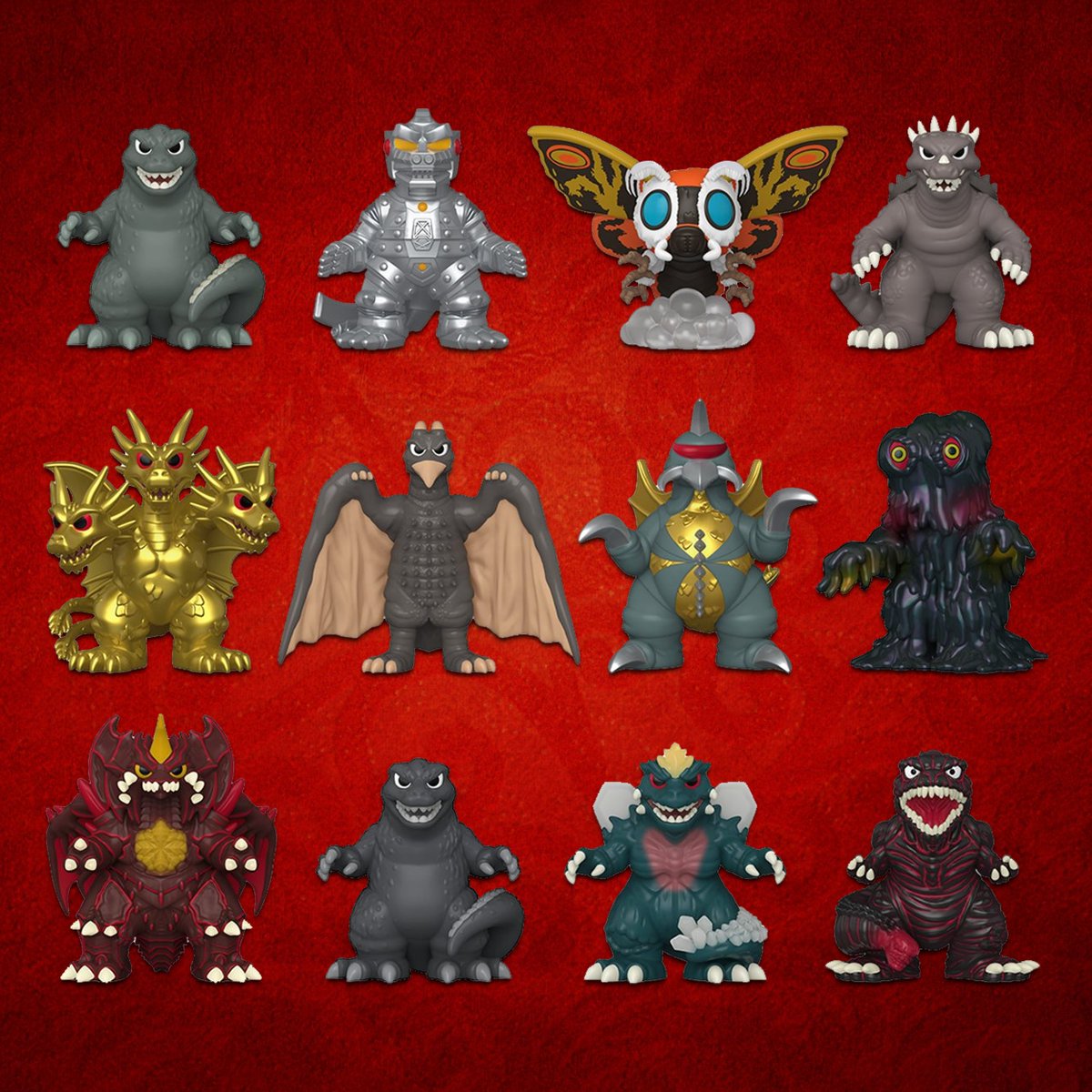 特撮 Godzilla 70th Anniversary Mystery Minis 特撮 Godzilla 70th Anniversary Mystery Minis Mystery Minis