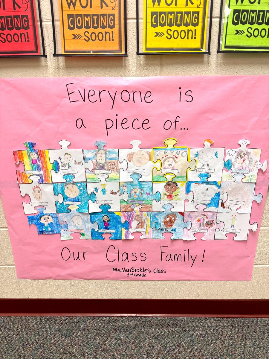after reading Our Class is a Family, we discussed how each of us come together to create our classroom community 🥰 #MakingMemories #eseSOAR