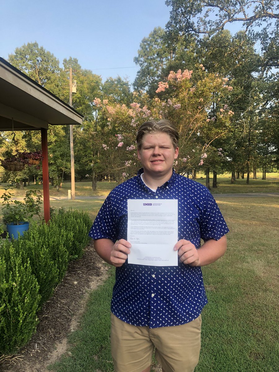 TyShannon75's tweet photo. So happy to get this college acceptance letter!! Thank you, University of Mary Hardin Baylor! @UMHB @CruFootball #umhb #crunation #gocru @Coach_LHarmon @CoachJMcDade https://t.co/2wsqa0svxo