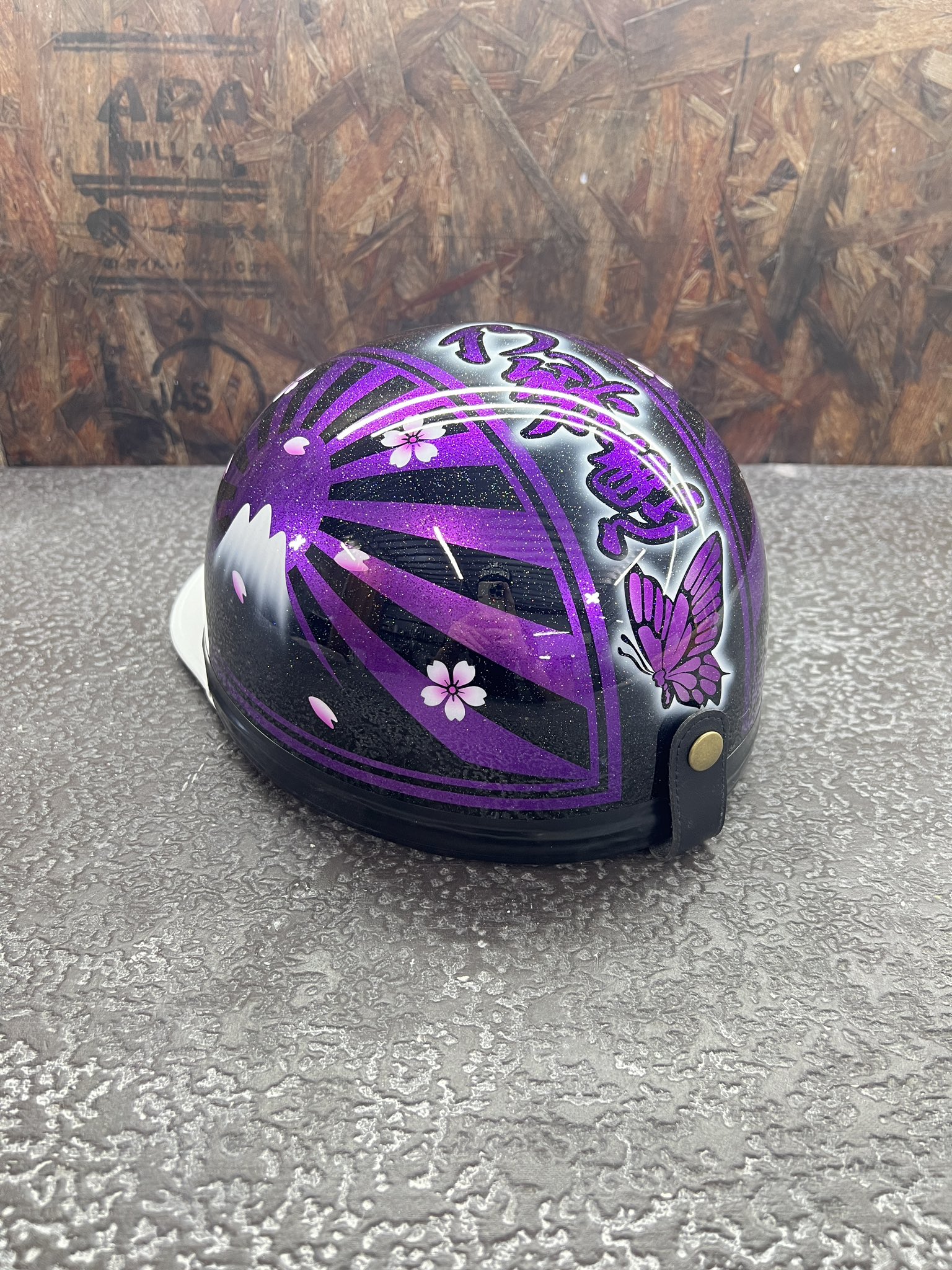 SORAHANAオーダー　コルク半　カスタムペイントヘルメット　ヒスミニ SORAHANAオーダー コルク半 カスタムペイントヘルメット ヒスミニ