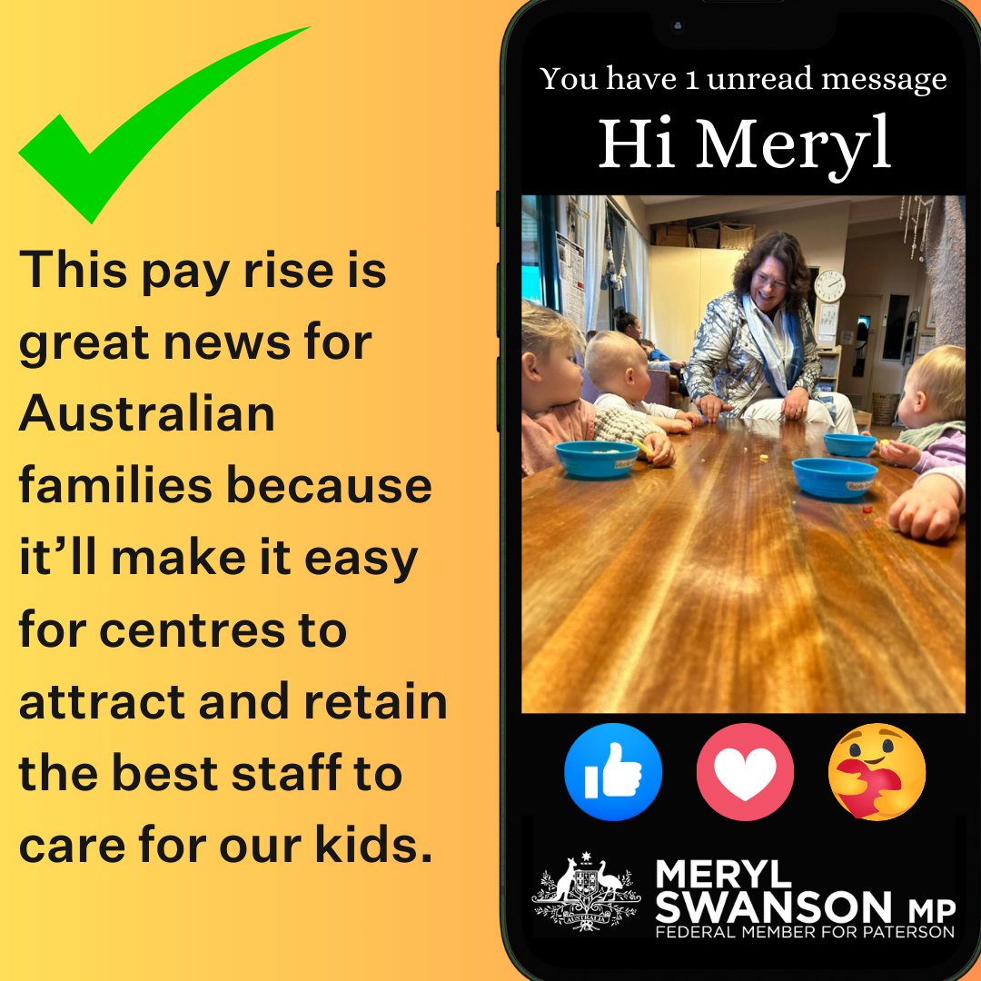 We're funding a 15% pay rise for early childhood educators.

These workers are some of the most important in the country - and they deserve to be paid better.