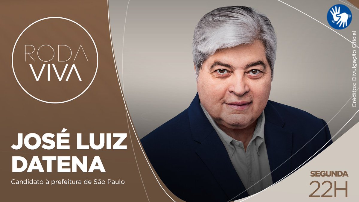 Candidato à prefeitura de São Paulo pelo PSDB, José Luiz Datena, é o próximo entrevistado do #RodaViva desta segunda-feira (12/8), ao vivo, a partir das 22h, na TV Cultura. 

Apresentador do telejornal “Brasil Urgente”, Datena concorre pela primeira vez à prefeitura de São Paulo,