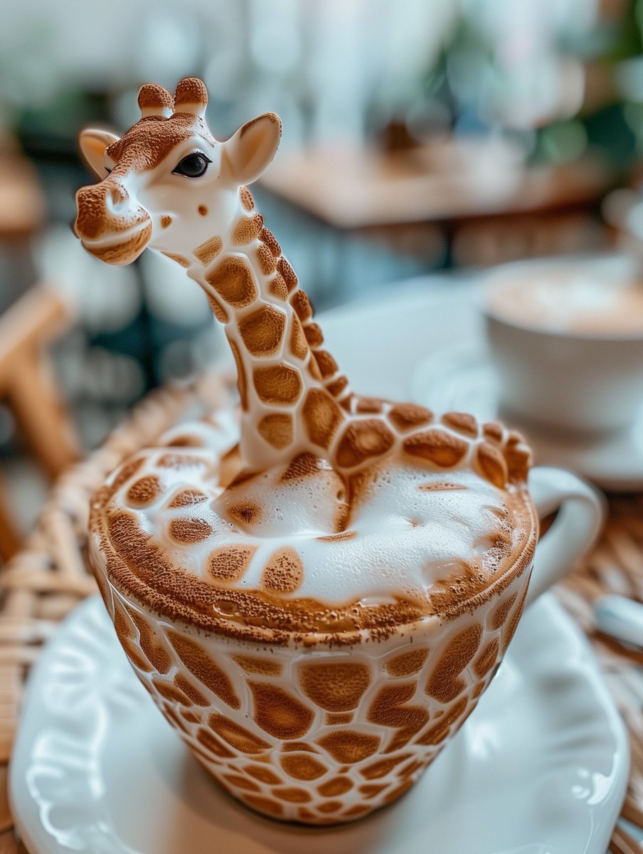 Giraffe-uccino 🦒☕️✨️