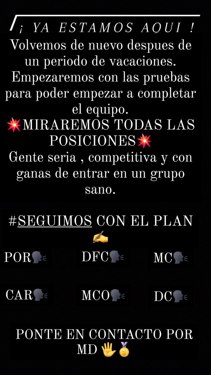 💥 PRUEBAS DE NUESTRO SEVILLA ESPORT💥 

Despues de un año , de quedarnos a las puertas del ascenso y de pelear por titulos , volvemos con las pilas cargadas y dispuestos a dar guerra

💥 EMPIEZAN LAS PRUEBAS 💥

<a href="/_chocolate3000/">AYUDAS FIFA CHOCO3K🐦</a>