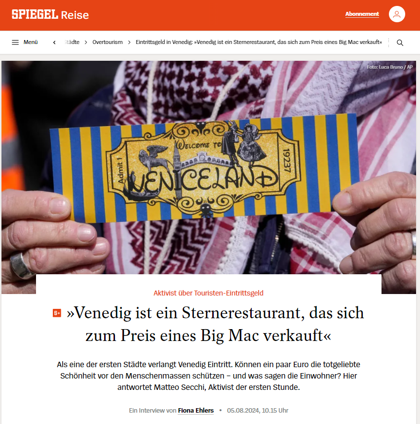 MatteoSecchi1's tweet photo. Su Der Spiegel di questa settimana la mia intervista completa.

Mein komplettes Interview im Spiegel diese Woche.

#venezia #venedig https://t.co/d5ECNY7Xup