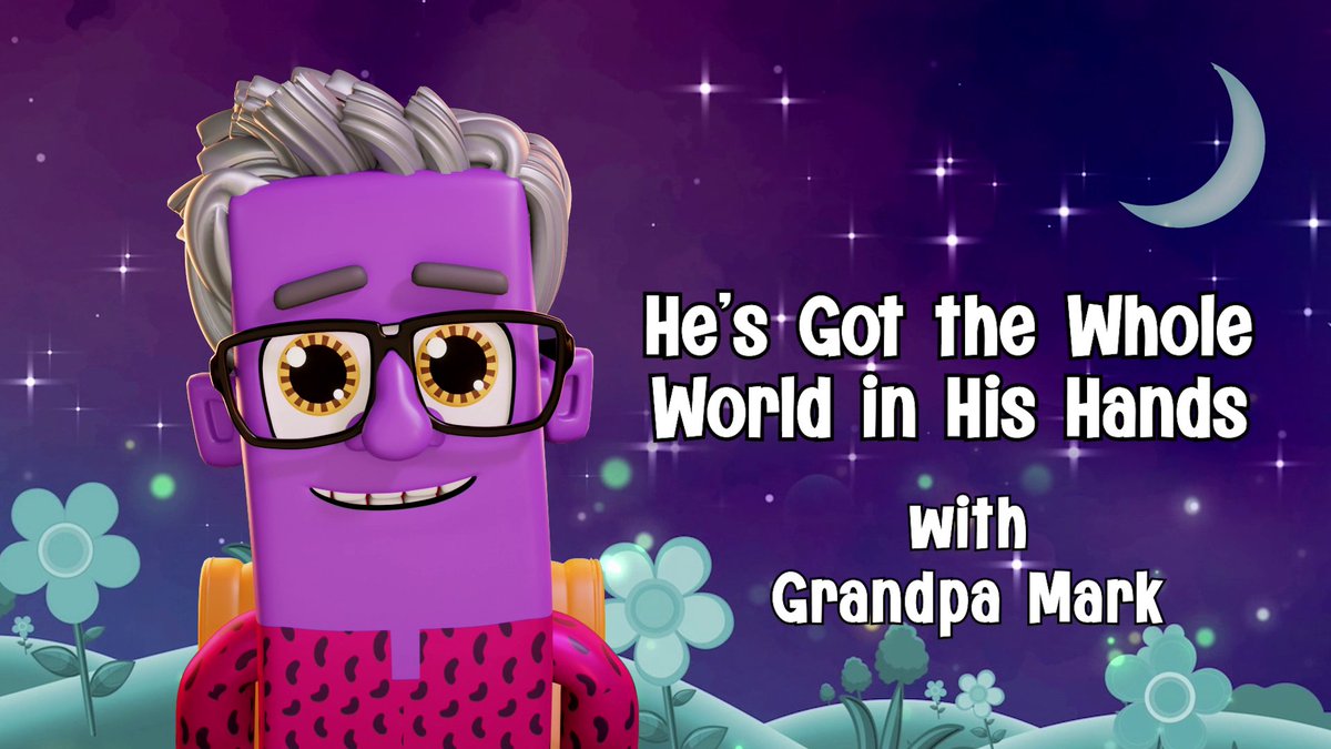 Looking for some wholesome, gospel music to put the kids to sleep to? Brainy Pixel has a new #Cubekins #musicvideo series featuring Grandpa Mark's classic hymns with a calming, nighttime background!

Check out "He's Got the Whole World in His Hands" in the links below!