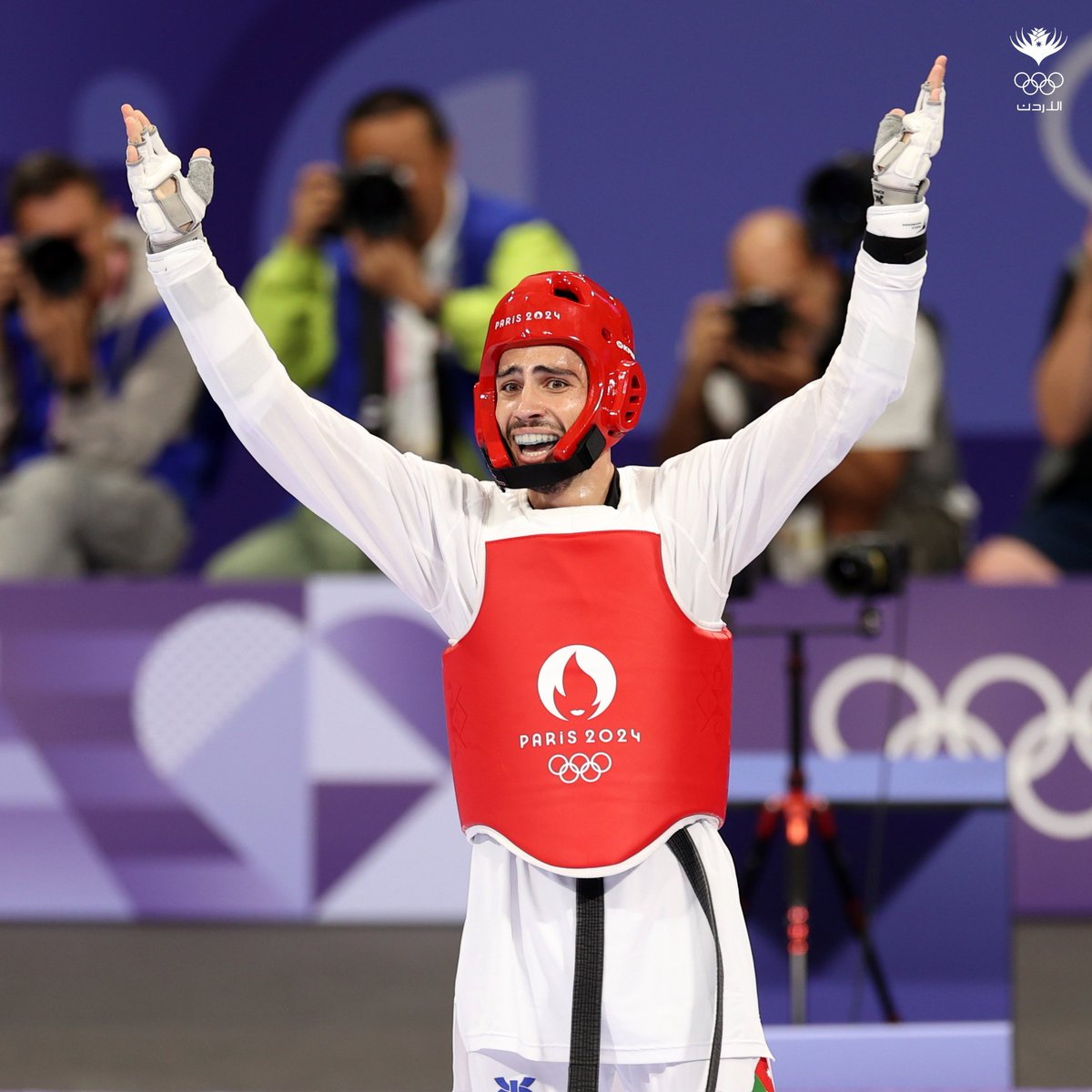 asaearaRh's tweet photo. الأردني زيد مصطفى يحقق الميدالية الفضية في التايكوندو 🇯🇴🇯🇴عاش البطل 

أول ميدالية أردنية في أولمبياد https://t.co/VLWEWP3NP9