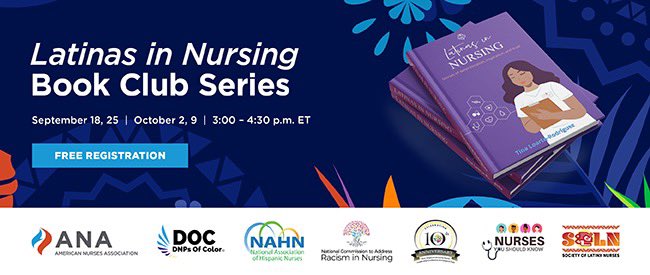 Celebrate Hispanic Heritage Month by joining our book club series that honors Latino/a/x/e and Hispanic nurses. Dive into “Latinas in Nursing” and explore the diverse narratives shaping healthcare. No prior reading needed!
