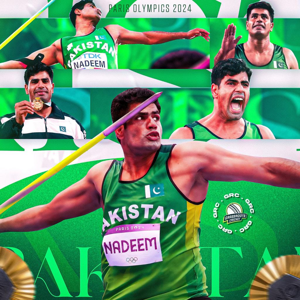 mhumrash's tweet photo. This is the Best Independence day Gift that you have given to the nation in advance 🇵🇰
#GOLD Well Done Arshad 👏 https://t.co/yD1MIQukKO
