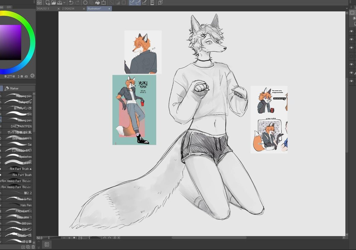 oc doodle from 2023
Yoki!