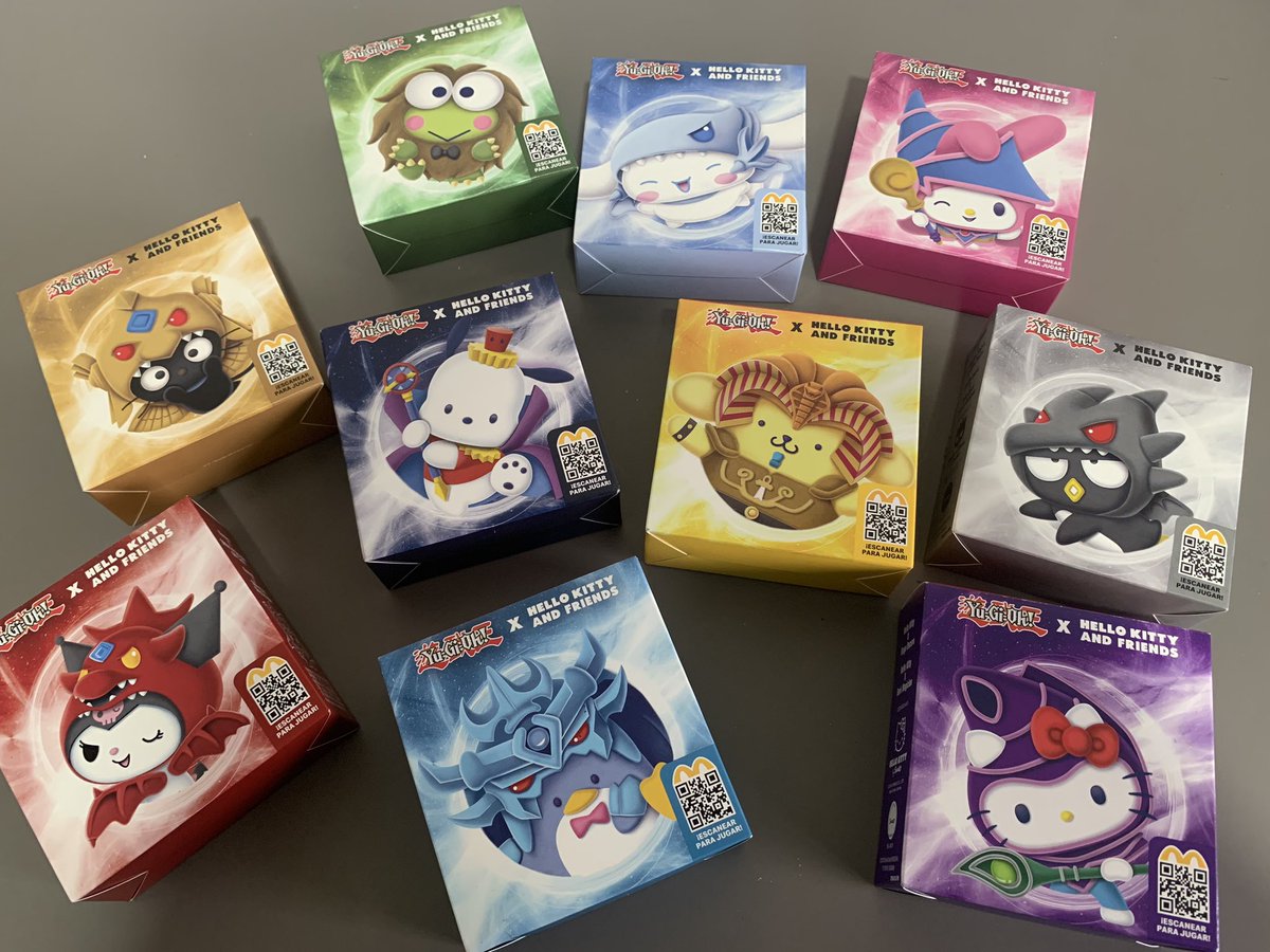 mi novio me ayudó a conseguir toda la colección de sanrio de las cajitas felices en 3 días